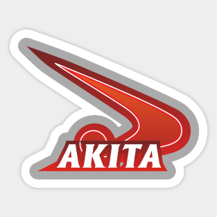 Akita Japanese Japanese Symbol Sticker